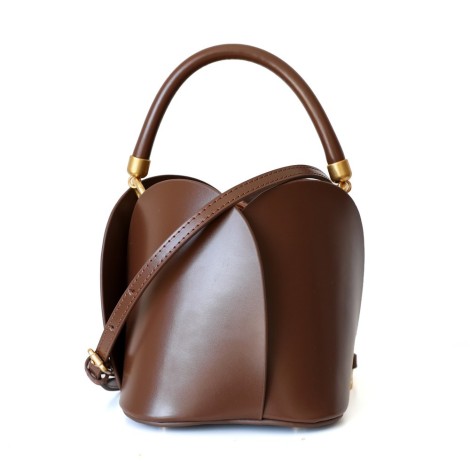 Eldora Genuine Leather Top handle Brown 77273