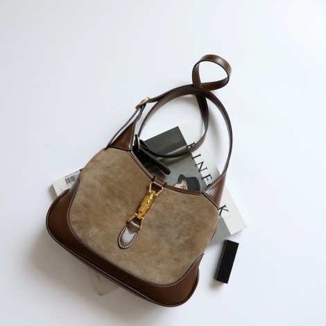 Eldora Genuine Leather Top handle  Bag Khaki 77274
