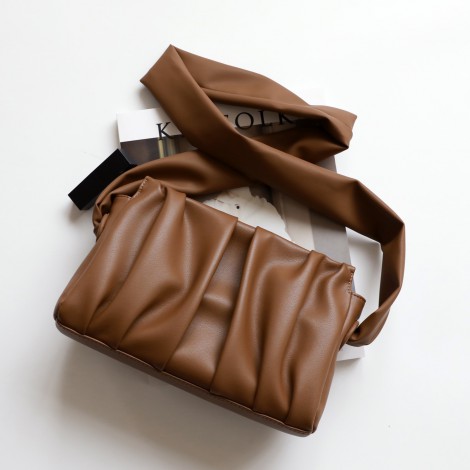 Eldora Genuine Leather Top handle bag Brown 77283