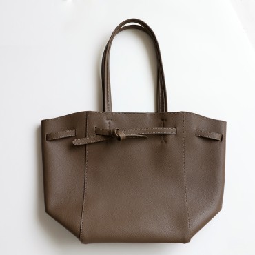 Eldora Genuine Leather Shoulder Bag Dark Khaki 77289