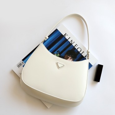 Eldora Genuine Leather Top handle bag White 77297