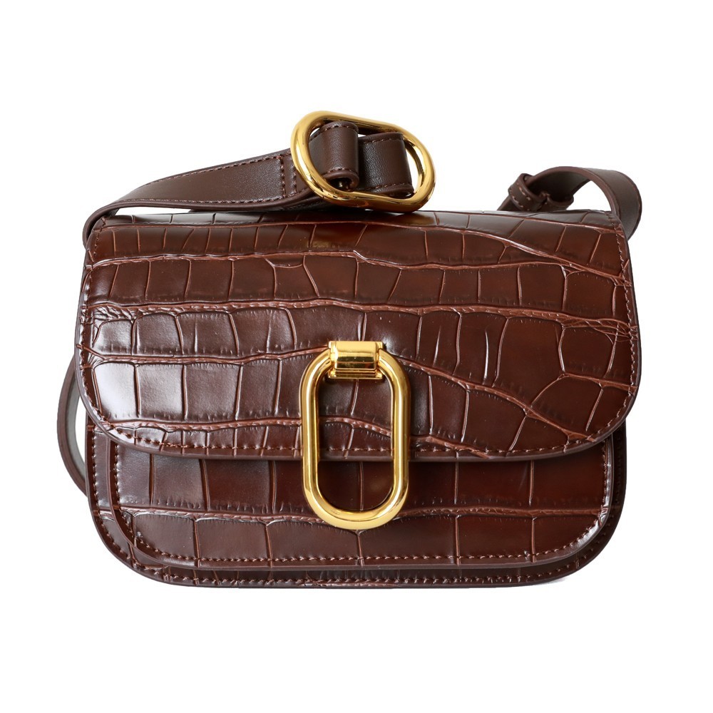 Eldora Genuine Leather Shoulder Bag Dark Red 77299