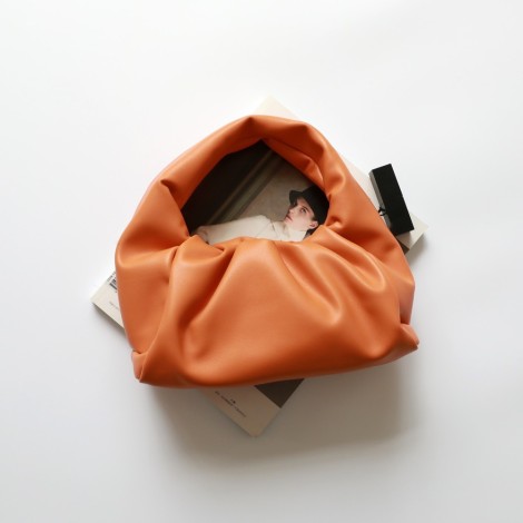 Eldora Genuine Leather Top handle  Bag Orange 77305