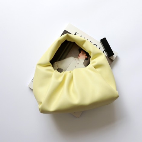 Eldora Genuine Leather Top handle  Bag Yellow 77305