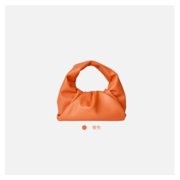 Eldora Genuine Leather Top handle  Bag Orange 77305