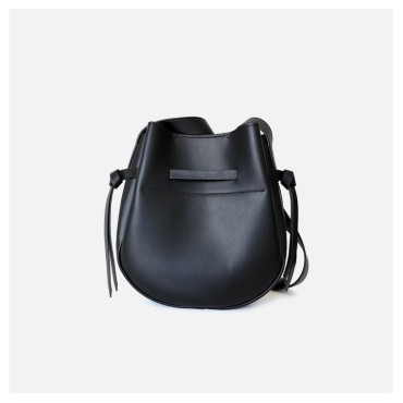 Eldora Genuine Leather Top handle Bag Black 77308