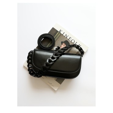 Eldora Genuine Leather Top handle bag  Black 77314
