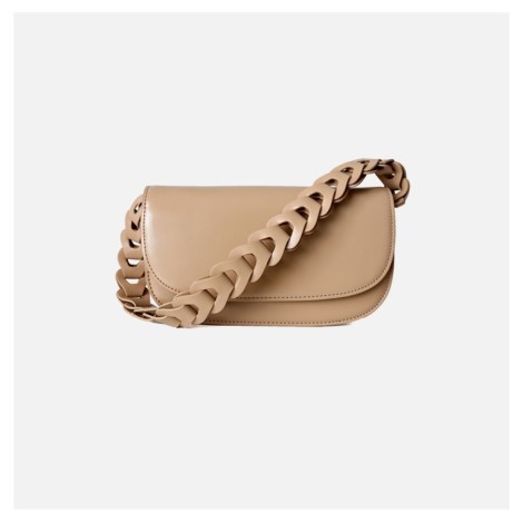 Eldora Genuine Leather Top handle bag  Khaki 77314