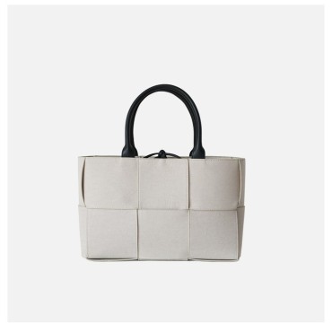 Eldora Genuine Leather Tote Bag White 77315