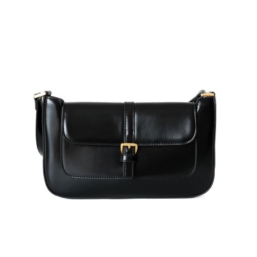 Eldora Genuine Leather Top handle bag Black 77317