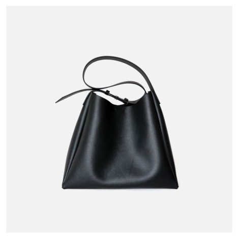 Eldora Genuine Leather Top handle bag Black 77319