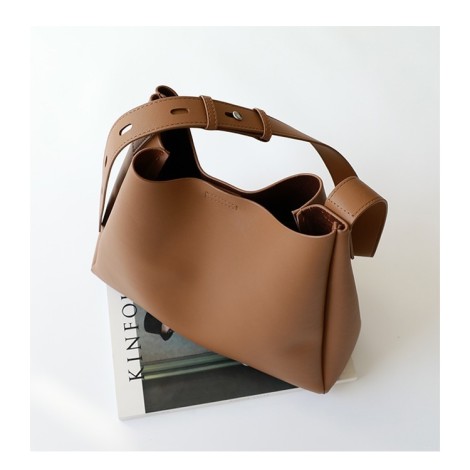 Eldora Genuine Leather Top handle bag Brown 77319