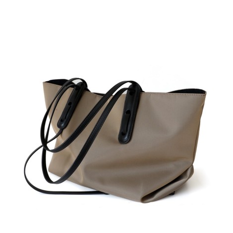 Eldora Genuine Leather Tote Bag Apricot 77320