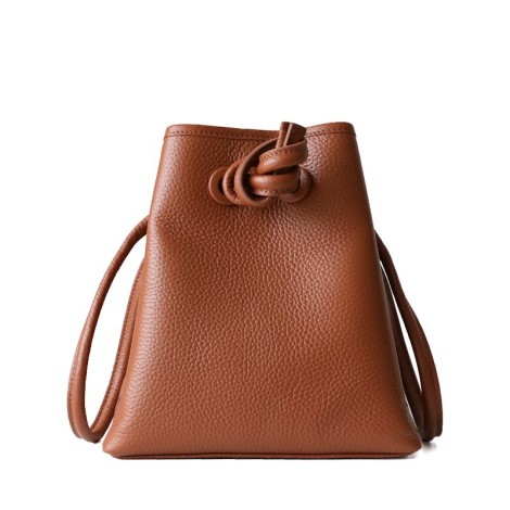 Eldora Genuine Leather Shoulder Bag Brown77325