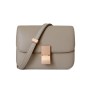 Eldora Genuine Leather Shoulder Bag Grey 77326