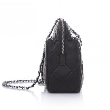 Isaline Genuine Leather Tote Bag Black 75122