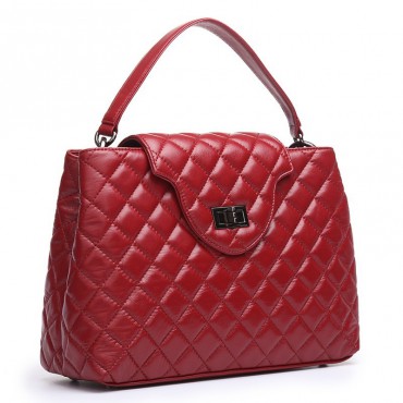 Bosquet Genuine Leather Satchel Bag Dark red 75124