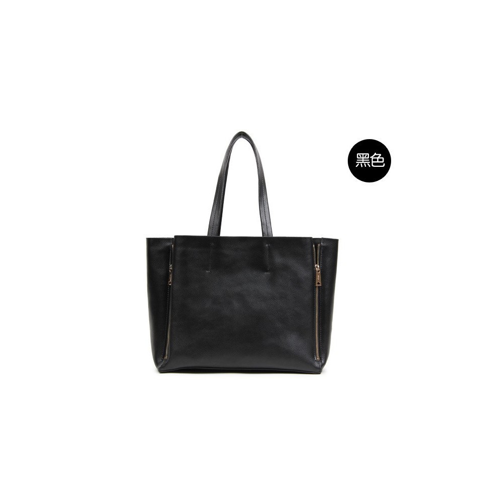 Willow Genuine Leather Tote Bag Black 75276
