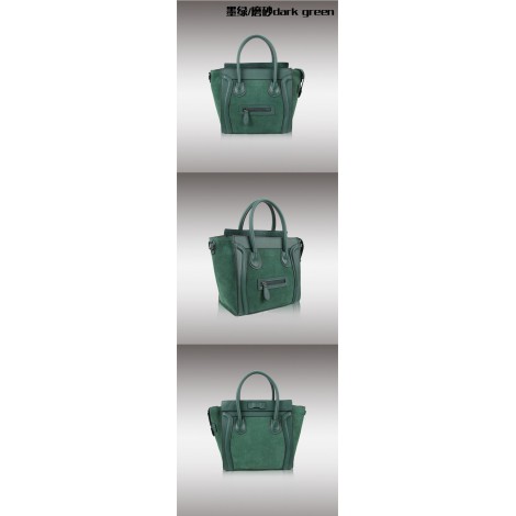 Avery Genuine Leather Satchel Bag Green 75304