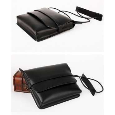 Brent Genuine Leather Tote Bag Black 75303