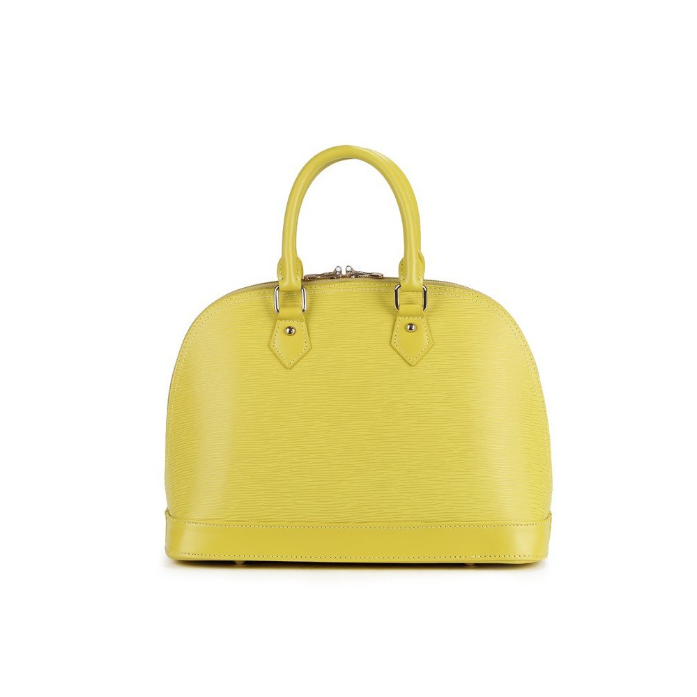 Manon Genuine Leather Tote Bag Yellow 75338