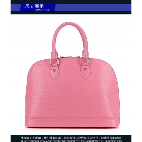 Manon Genuine Leather Tote Bag Dark Pink 75338