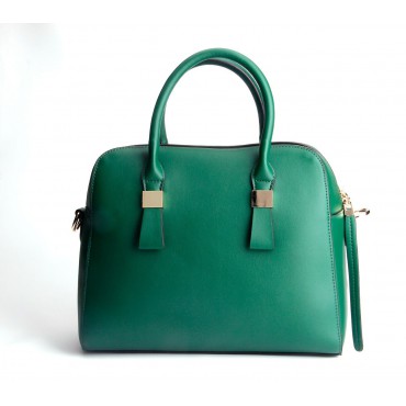 Teodora Genuine Leather Tote Bag Green 75344
