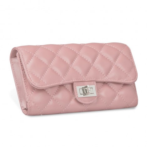 Murat Genuine Lambskin Leather Wallet Pink 65101