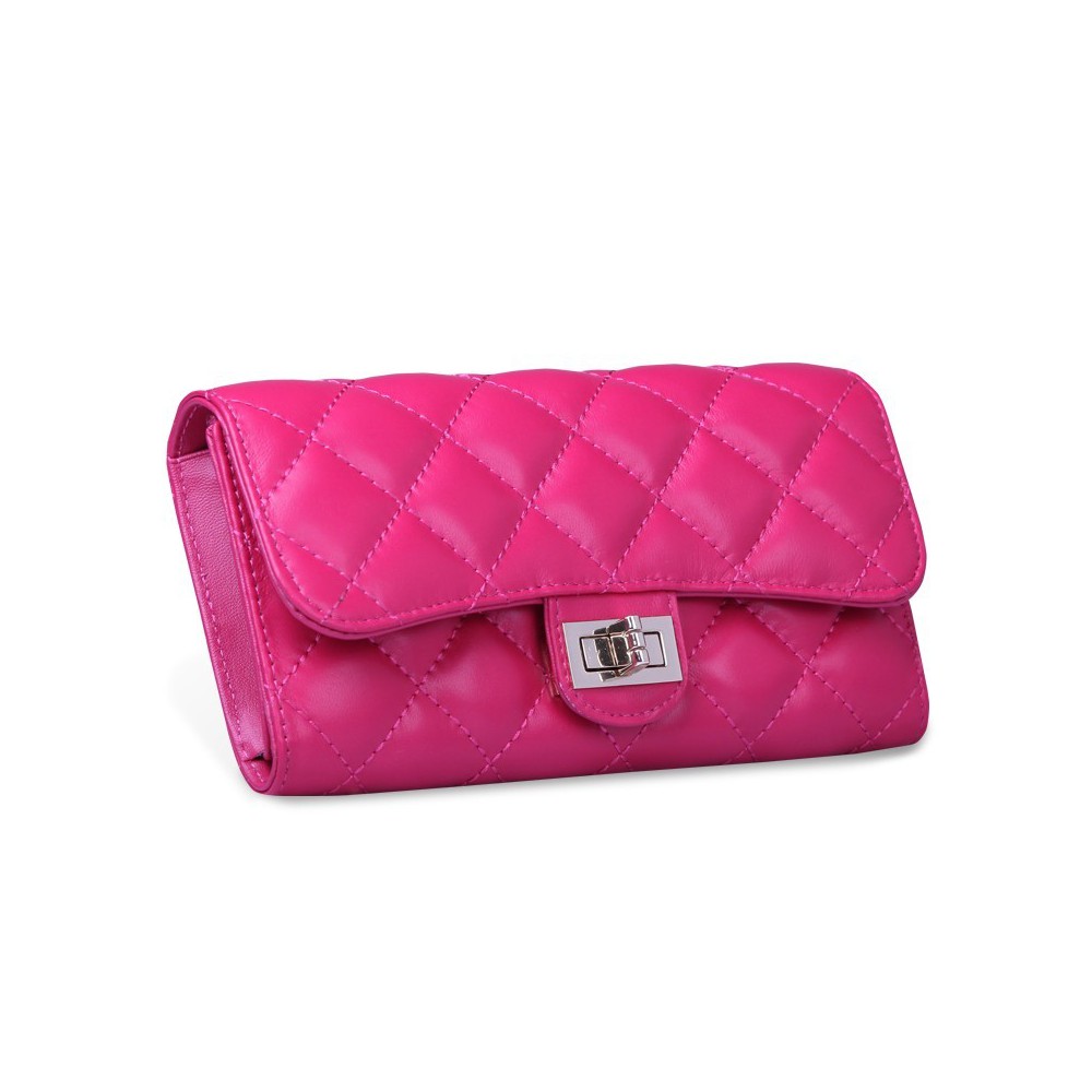Murat Portefeuille en Vrai Cuir d'Agneau Magenta 65101 Murat Portefeuille en Vrai Cuir d'Agneau Magenta 65101