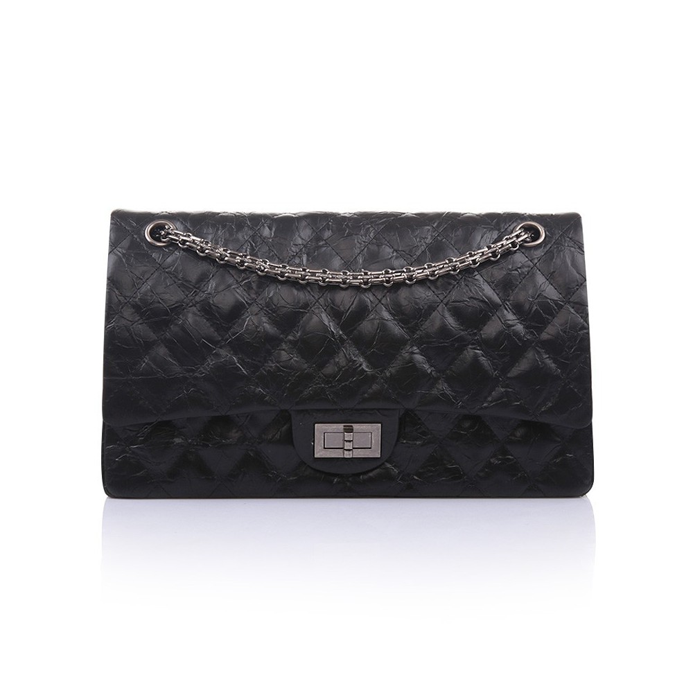 Clara Genuine Leather Shoulder Bag Black 75138