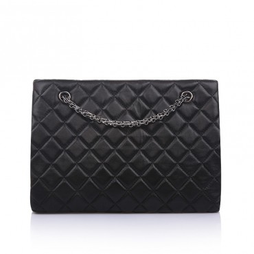Suzie Genuine Leather Tote Bag Black 75139