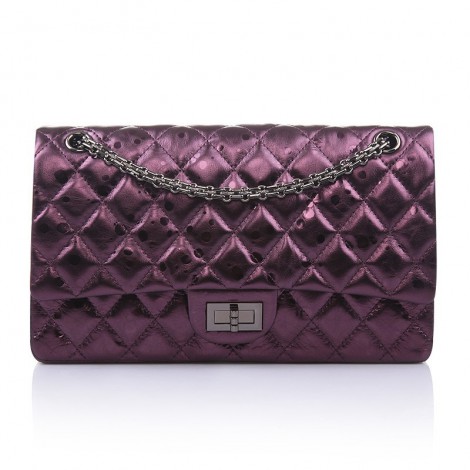 Aveline Genuine Leather Shoulder Bag Purple 75143