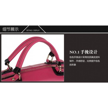 Alix Genuine Leather Tote Bag Red 75146