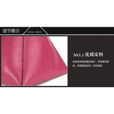 Beuve Genuine Leather Clutch Bag Red 75166