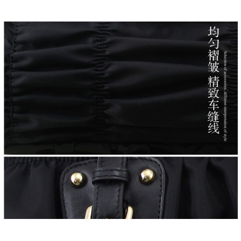 Genuine Leather Tote Bag Black 75626