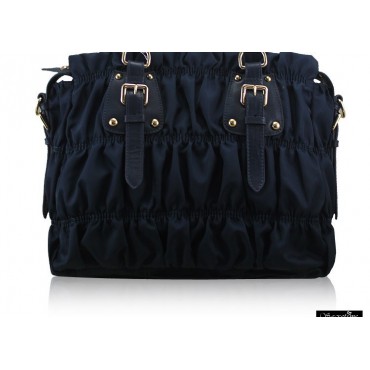 Genuine Leather Tote Bag Black 75628
